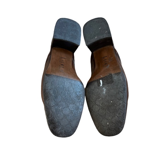 Lauren Ralph Lauren Rosemary Leather Slip-on Mules | Women's 7.5B - Picture 7 of 8